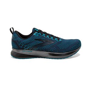 Brooks Levitate 5 Mens Road Running Shoes Navy/Green/Black | USA-HDV276310